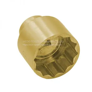 WEDO Non Sparking Aluminum Bronze 1/4 Drive Socket thumbnail-5
