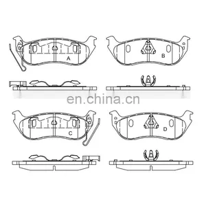 Brake Pads for FORD OE D674 F6AZ2200CA F6AZ-2200-CA thumbnail-1