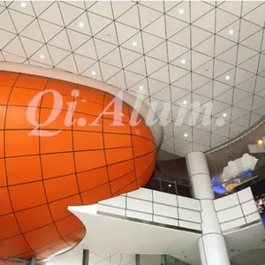 Customized Aluminum Carved Board Indoor Ceiling Aluminum Perforated Plate thumbnail-1