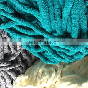 YUANYUAN Wholesale Loopy Yarn Chunky Polyester Knitting Yarn Very Thick Chenille Yarn thumbnail-5