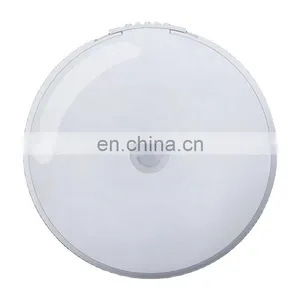 Manufacturer Round Battery Powered Wireless PIR Motion Sensor MINI Indoor Night Light thumbnail-1