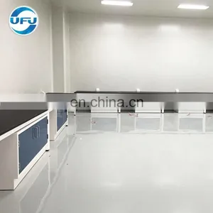 Clean Room Chemistry Laboratory Full Steel Table Lab Side Bench thumbnail-2