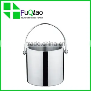 Barware Bar Accessory Stailess Steel Round Champagne Ice Bucket Electric Beer Cooler thumbnail-1