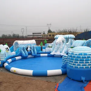Kids Outdoor Inflatable Commercial Water Amusement Park /Inflatable Floating Water Playground For Sale thumbnail-1