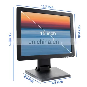 15 ''tragbare Display 1024*768 Open Frame Capacitive Touch Screen Monitor Wall Mount Touch Screen Monitor thumbnail-5