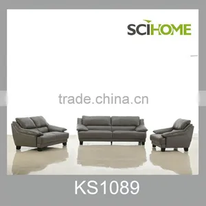 Modern Design Top Grain Leather Sectional Sofa Furniture thumbnail-1