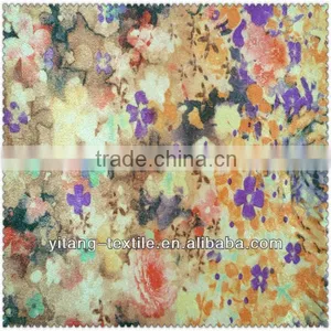 New Arrival Printed Dress Blouse Velvet Fabric thumbnail-1