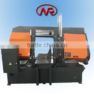 China Double Column Hydraulic Horizontal Cutting Tools Manufacturers Band Saw Machine thumbnail-1