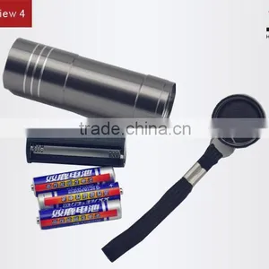 JAK HF1203 Shockproof 9 LED Aluminium Flashlight thumbnail-5