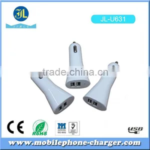 OEM Factory Direct Mobile Phone Charger Colorful Dual Usb Car Charger thumbnail-2