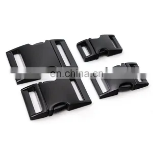 OEM ODM Accept 25mm Quick Release Contoured Metal Plastic Adjustable Pet Buckle for Dog Collar thumbnail-3