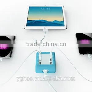 Best Selling 4-Port USB Smart Wall Charger for IPhone thumbnail-6