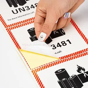 UN3841 Label Lithium Battery Labels Caution Shipping Labels thumbnail-1