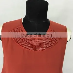 The Latest German Women's Waist Beads Sleeveless Blouse thumbnail-3