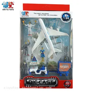 XINYU Diecast Toys Play Set Fire Rescue Airport 1:64 Scale Car Truck Metal Cars thumbnail-2