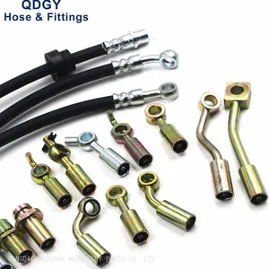 DOT SAE J1401 Automotive Car Auto Flexible EPDM Rubber Braided Custom Hydraulic Clutch Disc OEM Brake Line Pipe Hose Assembly thumbnail-5