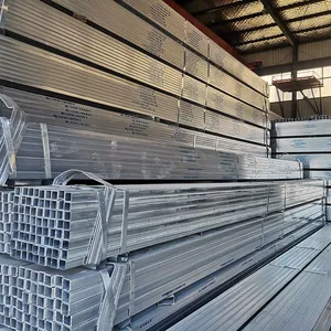 Ex-factory Price of Hot-dip Galvanized Rectangular Steel Pipe/GI Pipe Pre-galvanized Steel Pipe f thumbnail-5