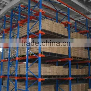 Orange Beam Pallet Rack thumbnail-3
