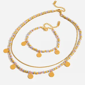 Sea Water Resistant Stainless Steel Necklace With 0.5 Micron TiN Layer thumbnail-3