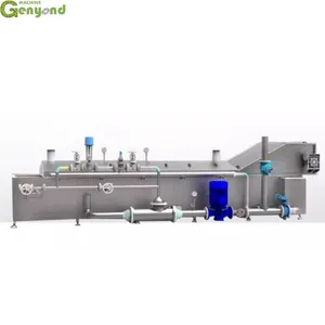 New Design Warm Water to Cool and Spraying Cold Water to Cool Down Beverage Pasteurizer Tunnel thumbnail-1