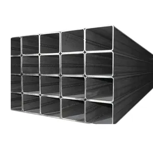 Hot Rolled Square Rectangular Hollow Section EMT Steel Pipe BS API BIS JIS SABS Certified ERW Oil Pipe Custom Cutting Welding thumbnail-1