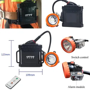 KLW6LM(A) Methane Alarm Cap Lamp - 3.7V 6Ah Li-ion Battery, LED Light ≥15h Continuous Use thumbnail-2