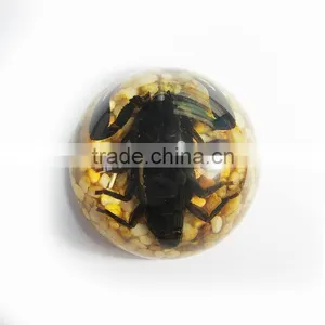 Promotional Gifts Glow in Dark Semicircle Crystal Ornament thumbnail-2