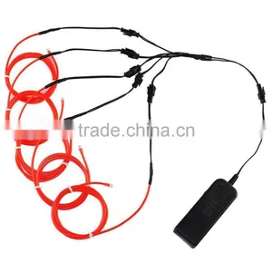 Portable 3V(2*AA-NOT Included)EL Wire Kits thumbnail-2