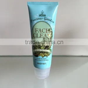 Face Cleansing Cosmetics Tube With Snap-on Flip Top Caps thumbnail-1