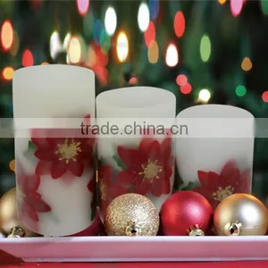 Moving Flame Wick Real Wax LED Candle With Timer/LED CANDLE thumbnail-1