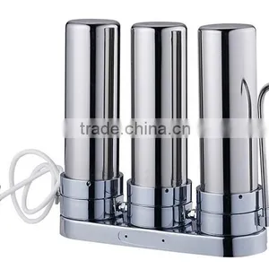 Activated Carbon Type Countertop High Quality 3 Way Stainless Steel Water Purifier Faucet thumbnail-1