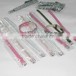 Wholesale Diamond Pattern PU Leather Wristbands Bracelet thumbnail-1