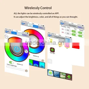 LED BULBS LIGHTING ,BLUETOOTH APP CONTROL, E27,7w ,85v~240v,CUSTOME DESIRE LAMPS AND LABLES thumbnail-4