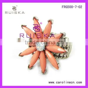 RESIN IMITATION RING,ARTIFICIAL FINGER RINGS,LADIES' FINGER RING thumbnail-1