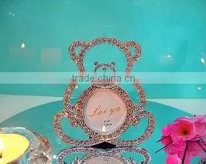 AN366 ANPHY European Style Zinc Alloy Diamond Cute Small Bear Horse Shape Wedding Household Decoration Photo Frame Display Stock thumbnail-2