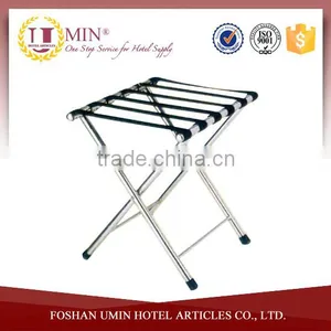 Hotel Folding Stainless Steel Luggage Rack thumbnail-1