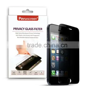 Only You Can See Your Smartphone 9H Anti-scratch Privacy Tempered Glass Screen Protector for Apple IPhone 5 5S New Premium thumbnail-1