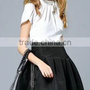 2015 Hot Selling New Design Black and White Dress thumbnail-2
