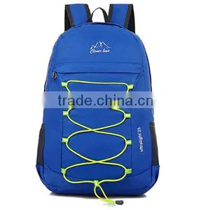 Fashion Waterproof Nylon Camping Backpack Can be Fold Shoulder Bag thumbnail-2