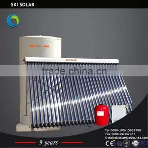 Solar Water Heater: Solar Split System With Solar Flat Plate Collector & Enamel Tank, SKI-SBF, ISO & CE thumbnail-1
