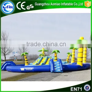 Commercial Amusement Water Park Inflatable Palm Tree Pool Float for Sale thumbnail-3