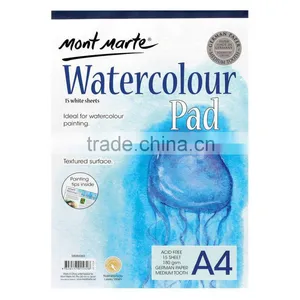 Mont Marte Watercolour Pad German Paper A4 180gsm 15 Sheet thumbnail-1