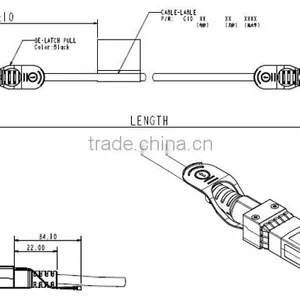Fiber Optical Module Cable Assembly AOC 10G SFP+ Direct Attach Active Cable thumbnail-2