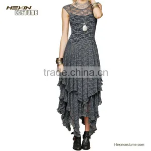 2016 Top Fashion Low Cut Back Orange Daring Back Midi Dress thumbnail-4