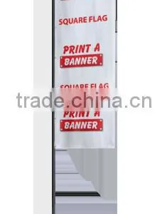 Long Life Custom Polyester Teardrop Feather Square Pegasus Advertising Flying Flag Banner Printing thumbnail-5