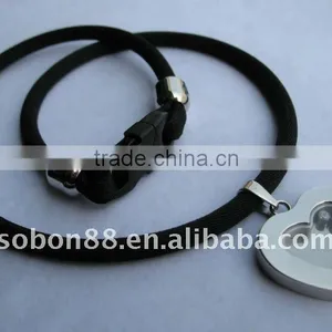 Germanium Titanium Energy Necklace With Stainless Pendant Necklace thumbnail-1