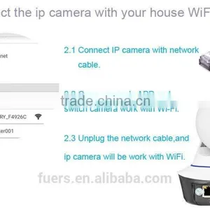 Popular KERUI 2million Pixel CMOS KERUI HD Network Camera Supports Resolution (1280*720) Wifi IP Camera for Alarm System thumbnail-5