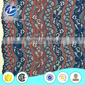 High Quality New Fashion African Blue Cord Lace Fabric for Derss thumbnail-5
