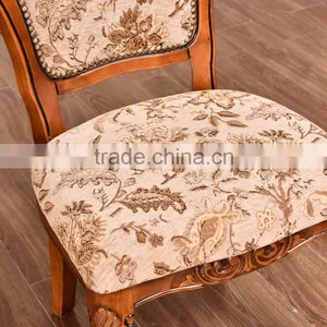 Home General Classic Carved Royal Dining Chairs Dining Room Furniture Sets thumbnail-3