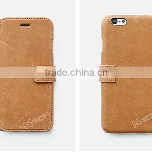 New Arrival Genuine Leather Phone Case for Iphone 6 and Samsung Note 4 thumbnail-4